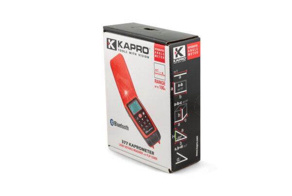 KAPRO 377 Kaprometer™ K7 with Bluetooth (100m) and Beamfinder™ flip cover - Image 7