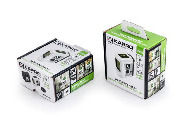 KAPRO 862G เลเซอร์เส้นไขว้สีเขียวพร้อมฐานแม่เหล็ก - Image 3