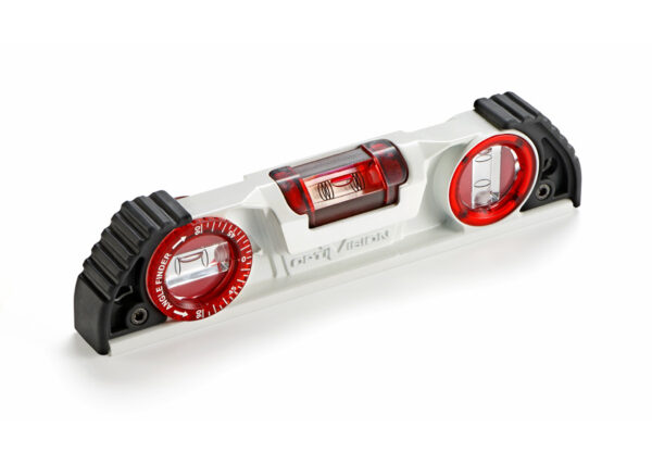 KAPRO 935 OPTIVISION® Red Torpedo 25cm (10″) Magnetic Cast Aluminum Level