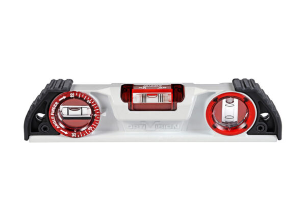 KAPRO 935 OPTIVISION® Red Torpedo 25cm (10″) Magnetic Cast Aluminum Level - Image 2