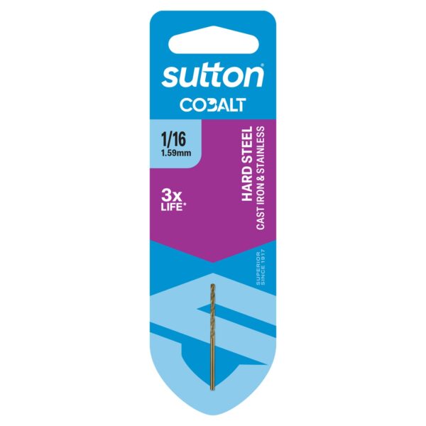 SUTTON Heavy Duty Cobalt HSS Drill Bits