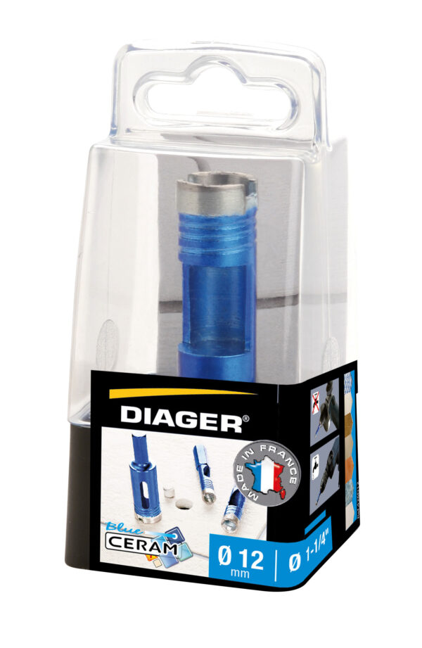 DIAGER BLUE CERAM Diamond Core Bit Hexagonal Shank - Image 4