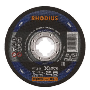 RHODIUS FTK 33 & FT 33 X-LOCK Freehand Steel Cutting Discs