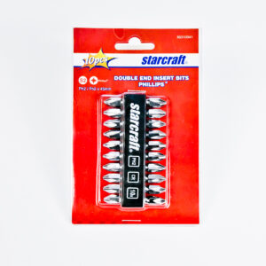 STARCRAFT Double End Phillips® Slotted Bits with Full Hex Body