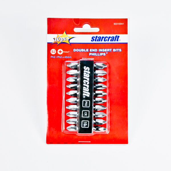 STARCRAFT Double End Phillips® Slotted Bits with Full Hex Body