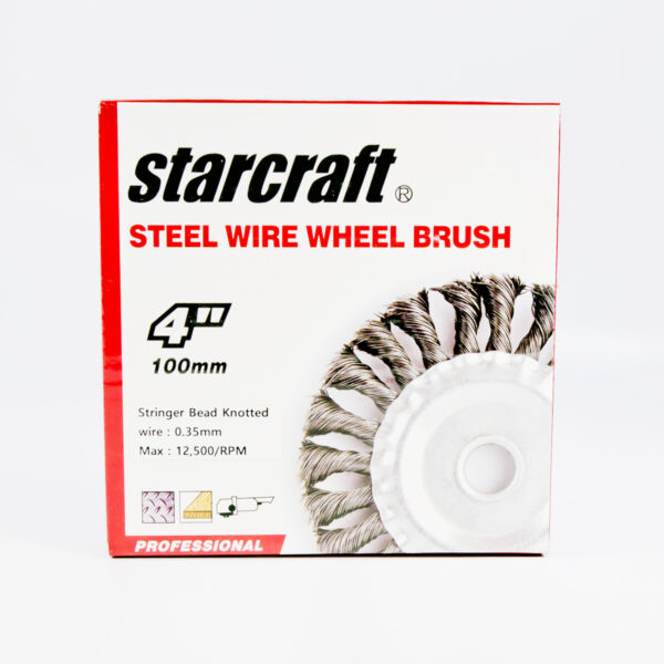 STARCRAFT Knotted Wire Wheel Brush