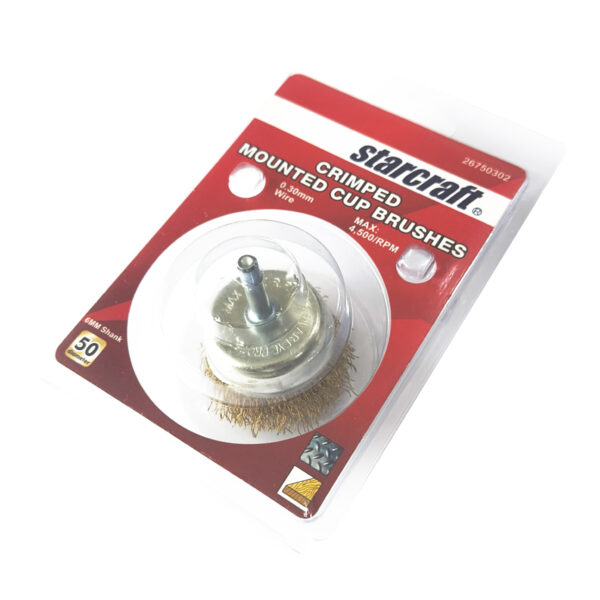 STARCRAFT Stem Mounted Crimped Wire Cup Brush - Image 2