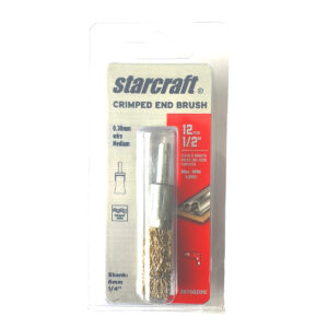 STARCRAFT Stem Mounted Crimped Wire End Brush