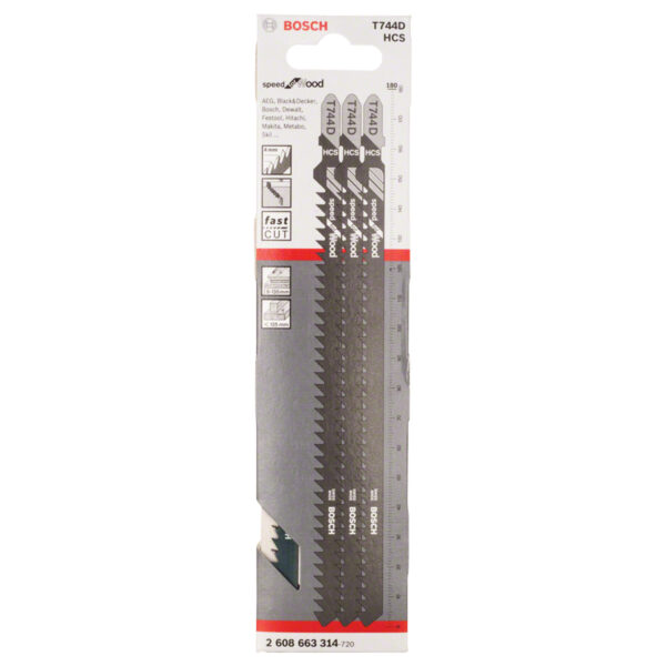 BOSCH Jigsaw-Sabre Saw Blade HCS T744 D