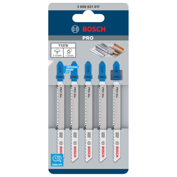 BOSCH Jigsaw-Sabre Saw Blade HSS T127 D
