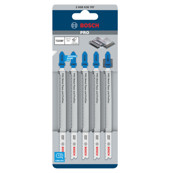 BOSCH Jigsaw-Sabre Saw Blade HSS T321 BF