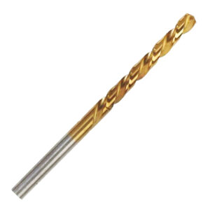 ดอกสว่าน HSS เคลือบ TITANIUM สีทอง เจาะเหล็ก - ก้านตรง